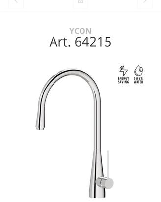 miscelatore cucina Newform Ycon con doccino