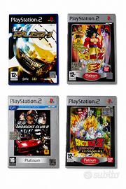 PS2 – 4 Giochi Originali Dragon Ball + LA Rush