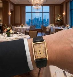 Seiko tank vintage SQ oro champagne