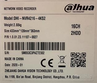 NVR DAHUA 4216-4KS2