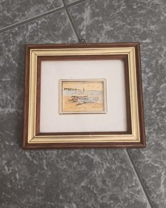 Quadro,creazione in foglia d'oro