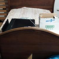 letto in legno antico 
