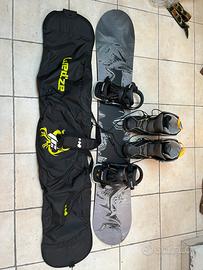Attrezzatura completa snowboard
