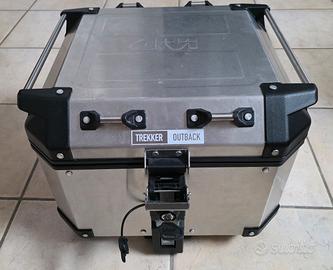 BAULE GIVI Trekker Outback 42l Alluminio + STAFFA