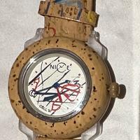 Orologio NICE in sughero nuovo con etichetta