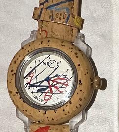 Orologio NICE in sughero nuovo con etichetta