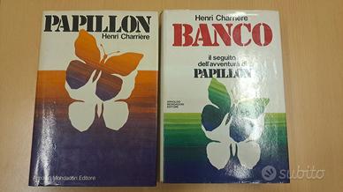 2 romanzi di Henri Charriere - Papillon - Banco