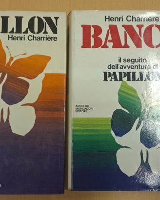 2 romanzi di Henri Charriere - Papillon - Banco