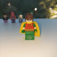 Lego Batman Robin Minifigure con accessorio