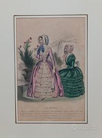 Stampe antiche moda francese