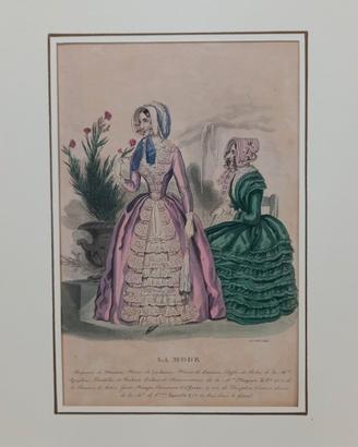 Stampe antiche moda francese