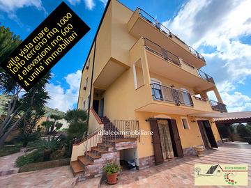 Vista mare villa mq 600 giardino 30 vani
