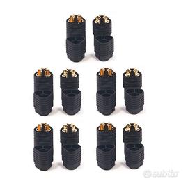 5 Paia Connettori MT60 Maschio/Femmina 3,5 mm RC