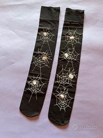 Calze parigine ragnatele Goth Halloween