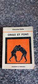 Origo Et Fons Satta 1982 Esercizi E Temi Di Latino