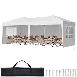 Gazebo Pieghevole da Esterno Altezza Regolabile
