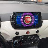 Stereo Navigatore Android 12 CarPlay Fiat 500 500x