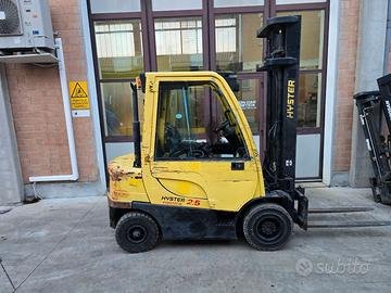 muletto diesel HYSTER mod H2.5FT