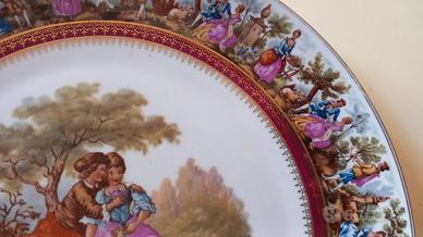 piatto porcellana Old Vienna