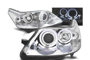 FARI PER CITROEN C4 04-09 ANGEL EYES FONDO CROMATO