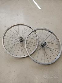 Coppia ruote 20" in alluminio Ambrosio