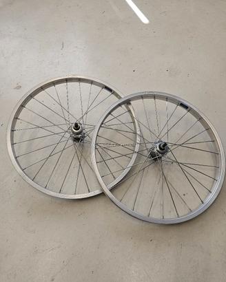 Coppia ruote 20" in alluminio Ambrosio