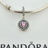 Charm Pendente Cuori Rosa Pandora 791476C01