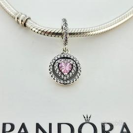 Charm Pendente Cuori Rosa Pandora 791476C01