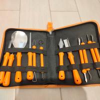 Set decorazione zucche halloween 