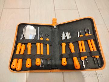 Set decorazione zucche halloween 