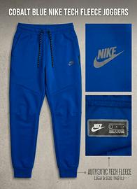 Pantaloni Tuta Nike Tech Fleece Blu Cobalto