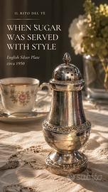 Antico sugar caster IANTHE argenteria inglese
