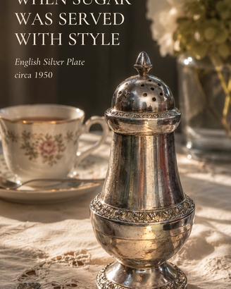 Antico sugar caster IANTHE argenteria inglese