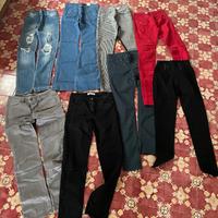Jeans lunghi e corti