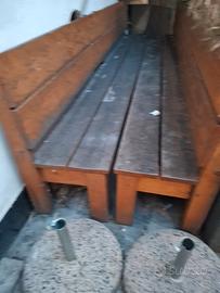 panche in legno 