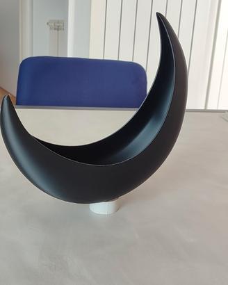 vaso a mezza luna nera 