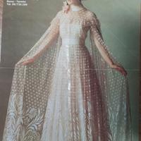 Abito donna/sposa vintage del 1977