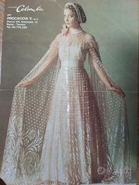 Abito donna/sposa vintage del 1977