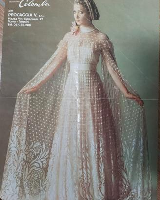 Abito donna/sposa vintage del 1977