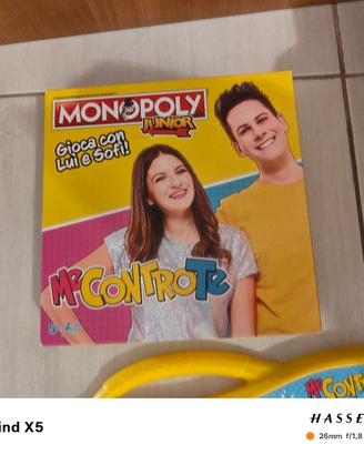 MeControTe 3 giochi- Monopoly Junior + Lavagna Mag