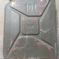 tanica militare benzina o diesel  10l 