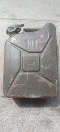 tanica militare benzina o diesel  10l 