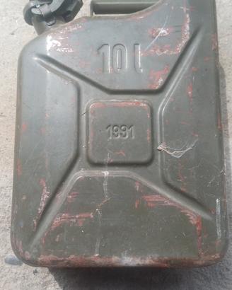 tanica militare benzina o diesel  10l 