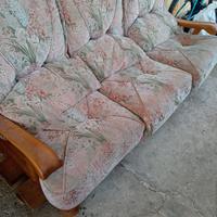 Divano telaio in legno 3 posti 