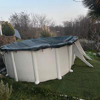 Piscina fuori terra GRE in acciaio ovale