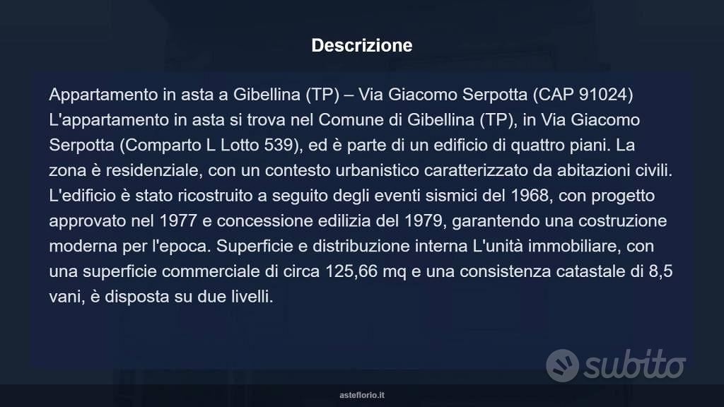 Appartamento – TP - Vista 5