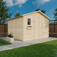 CASETTA IN LEGNO 4X4  SPESSORE 45 MM