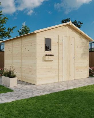 CASETTA IN LEGNO 4X4  SPESSORE 45 MM