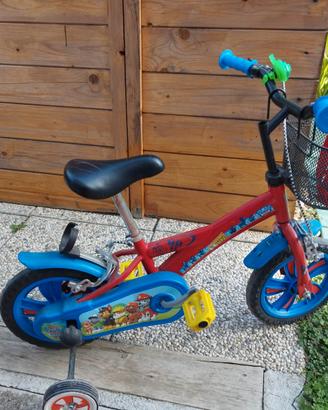 Bici paw Patrol taglia 12