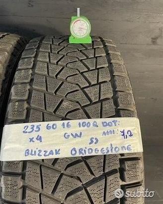 Bridgestone blizzak 235/60 r16 100q estiva